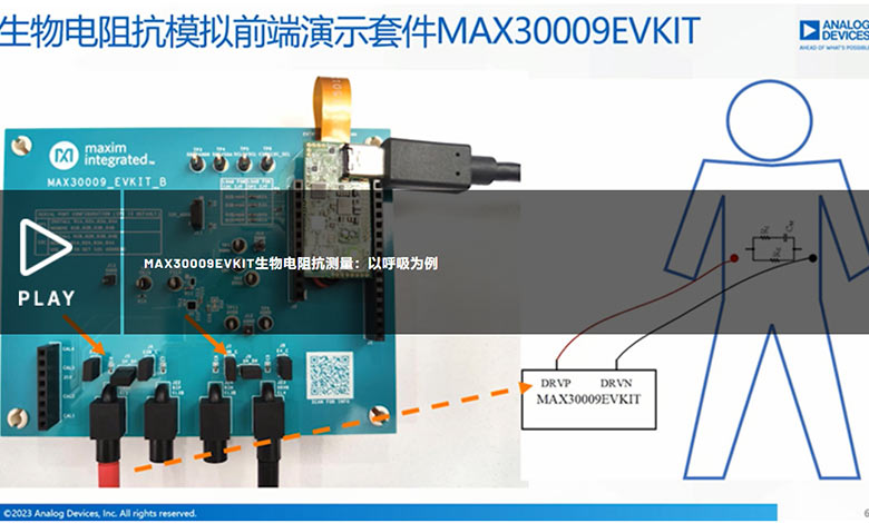 MAX30009EVKIT生物電阻抗測量：以呼吸為例